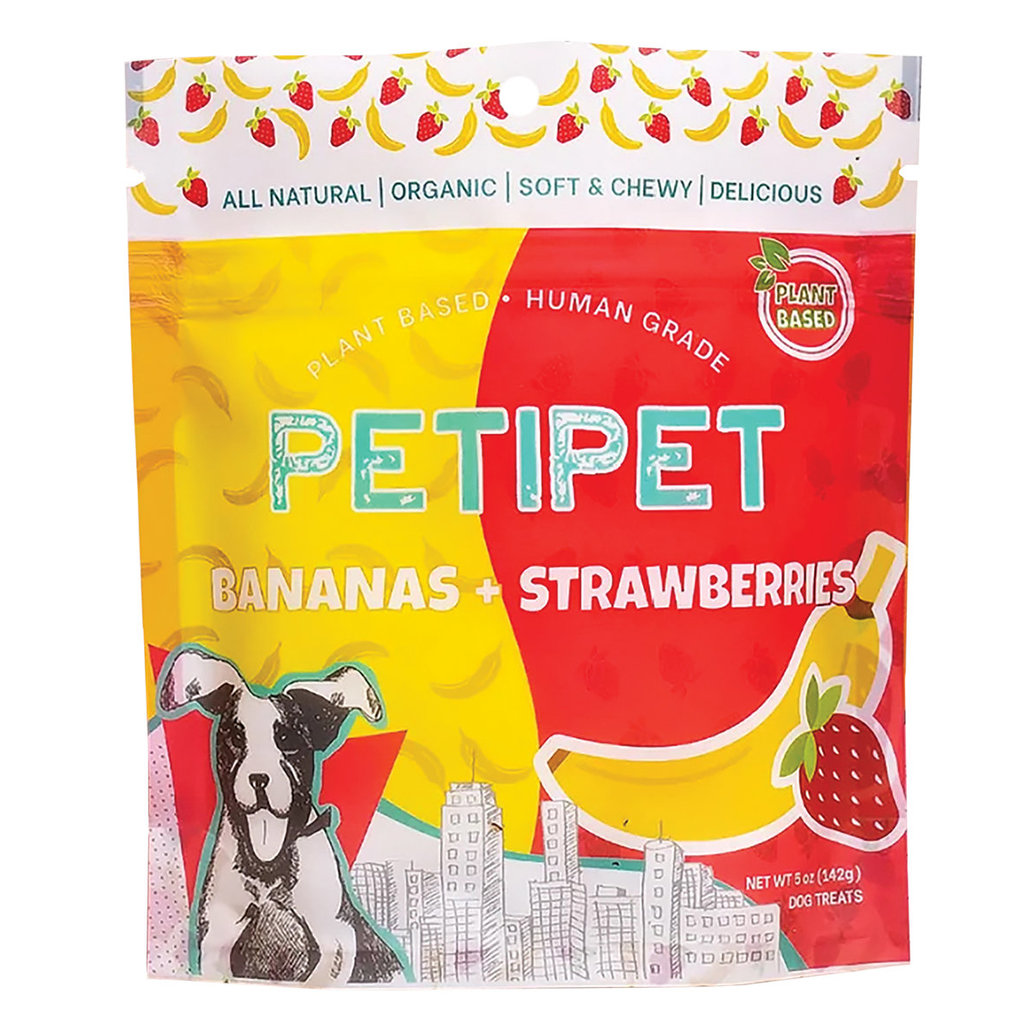 View larger image of PetiPet, Soft & Chewy Treats - Bananas & Strawberries