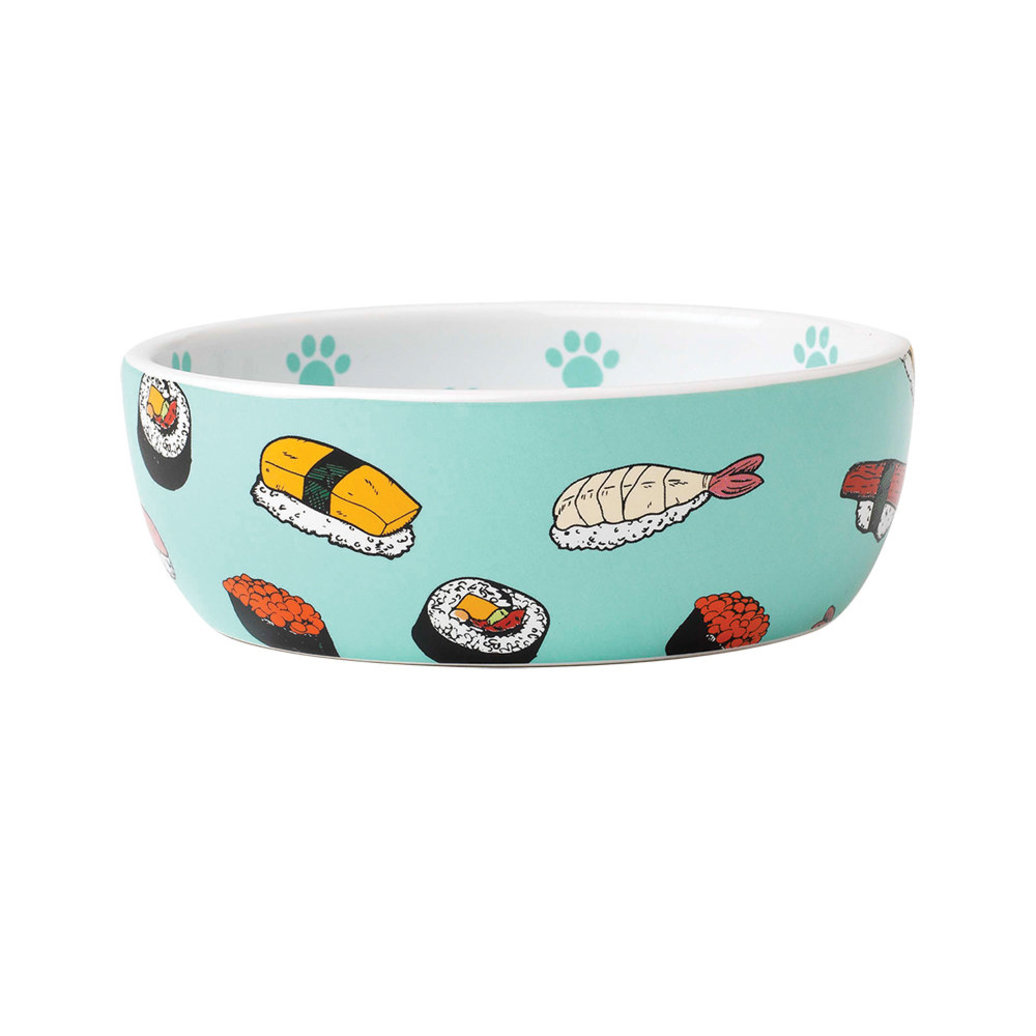 View larger image of PetRageous, Sushi Time Bowl - Teal - 1.75 cup