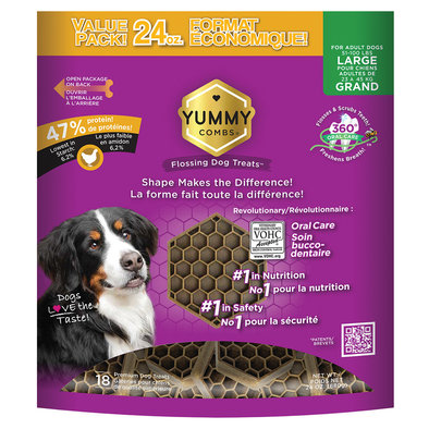 Pet's Best Life, Yummy Combs - Chicken - Large