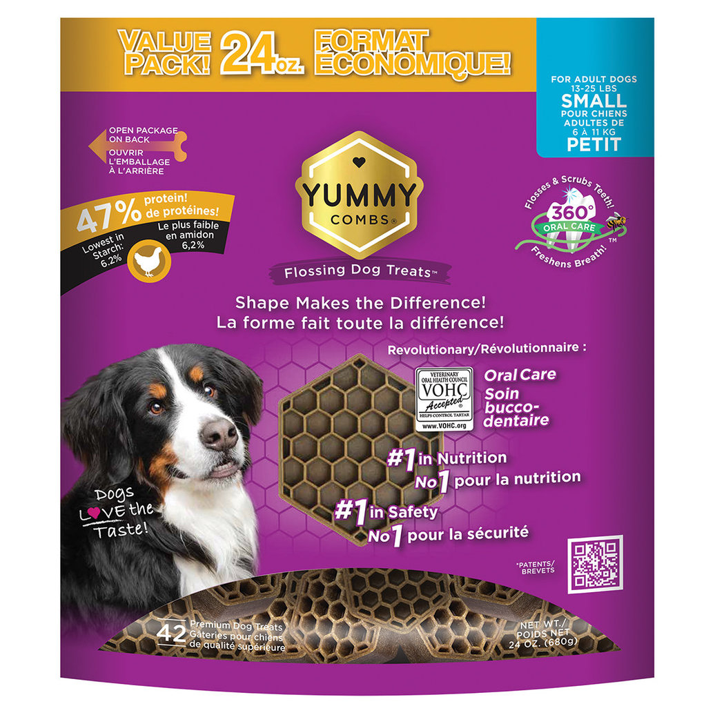 View larger image of Pet's Best Life, Yummy Combs - Chicken - Small