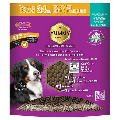 Pet's Best Life, Yummy Combs - Chicken - X-Small