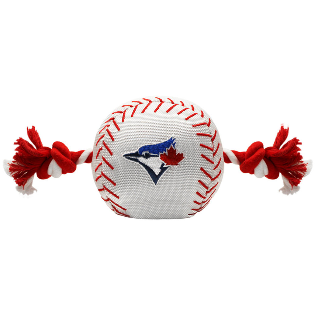 View larger image of Pets First, Baseball Rope Toy - Toronto Blue Jays