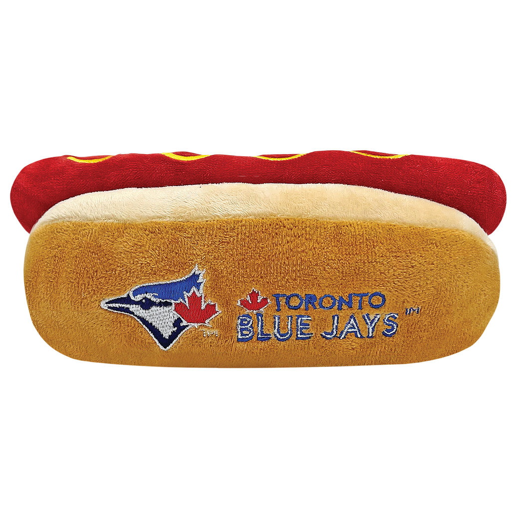View larger image of Pets First, Blue Jays Hot Dog Toy