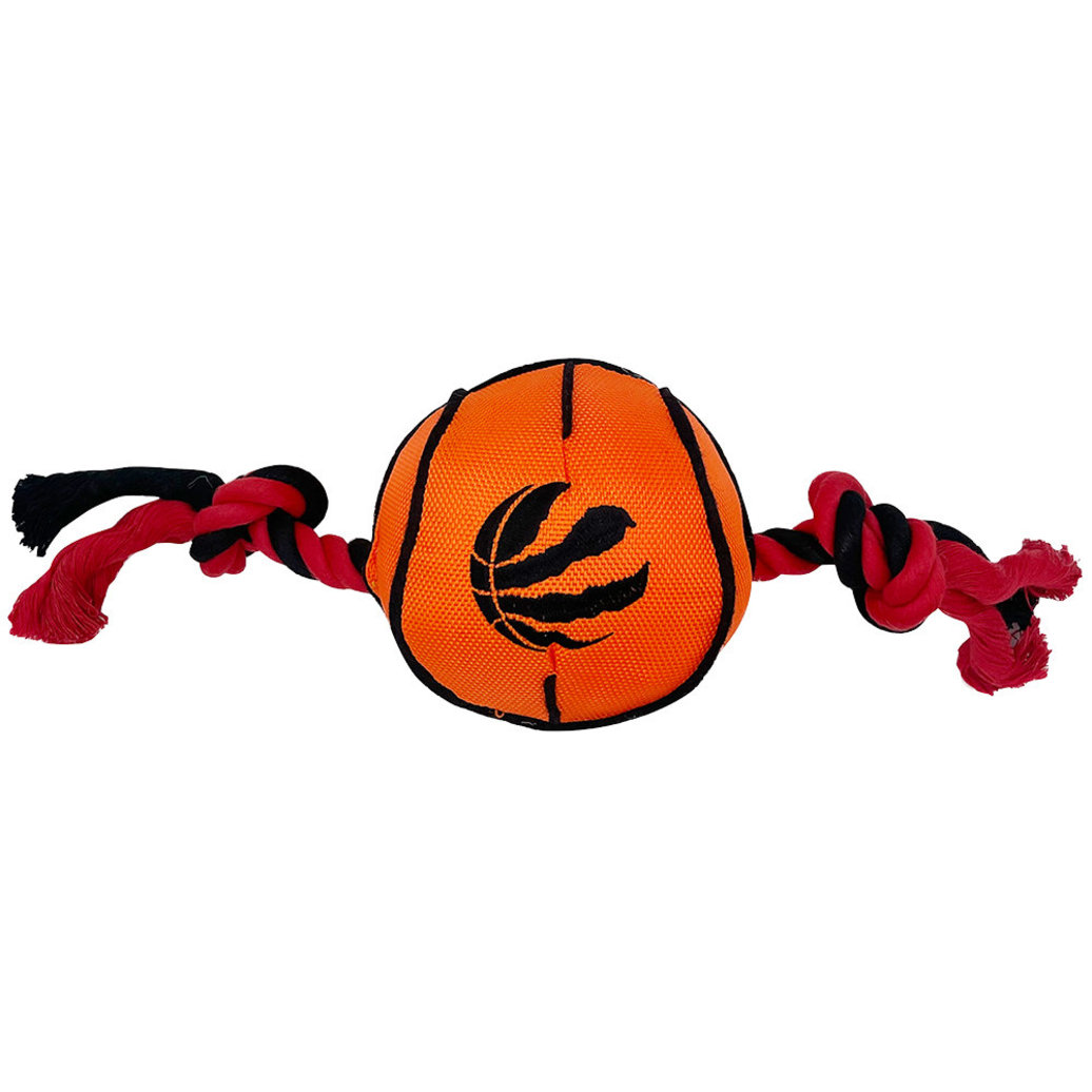 View larger image of Pets First, Nylon Basketball Toy - Toronto Raptors