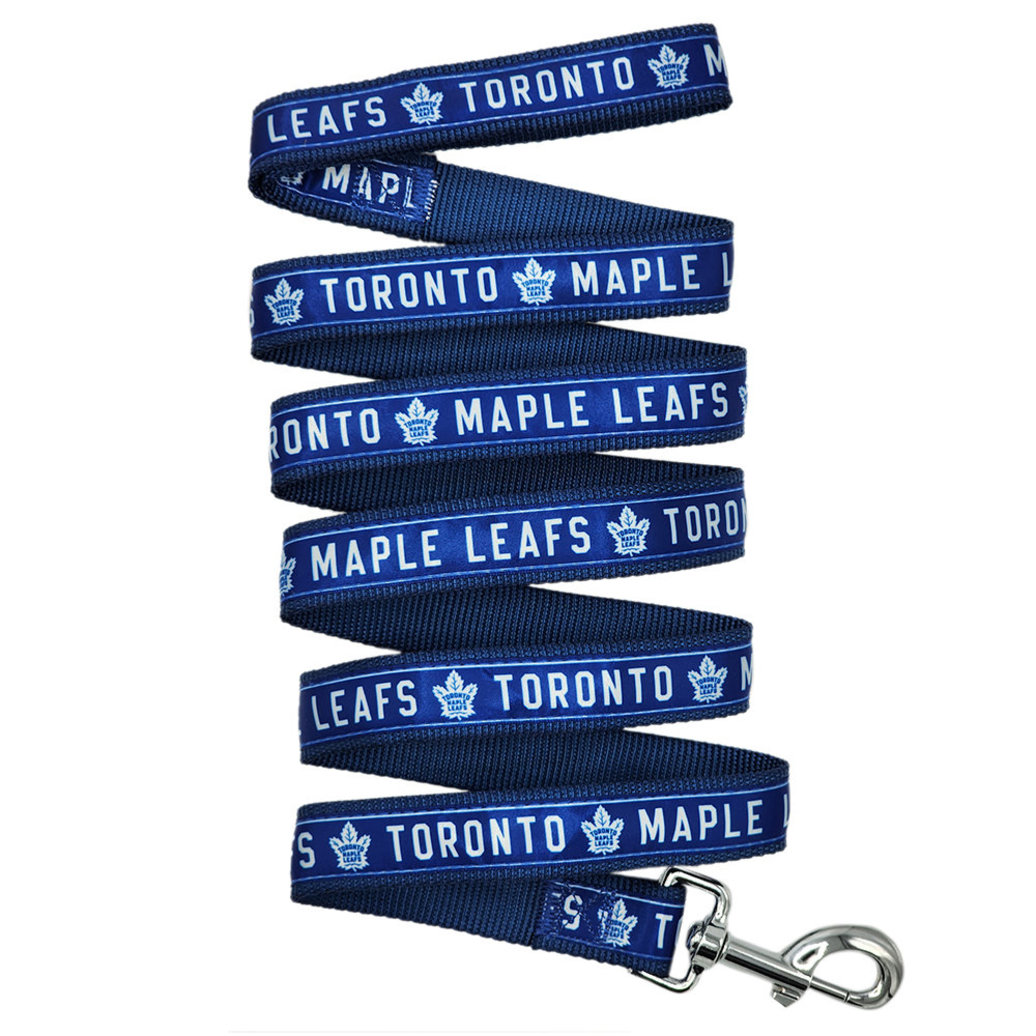 View larger image of Pets First, Satin Leash - Toronto Maple Leafs