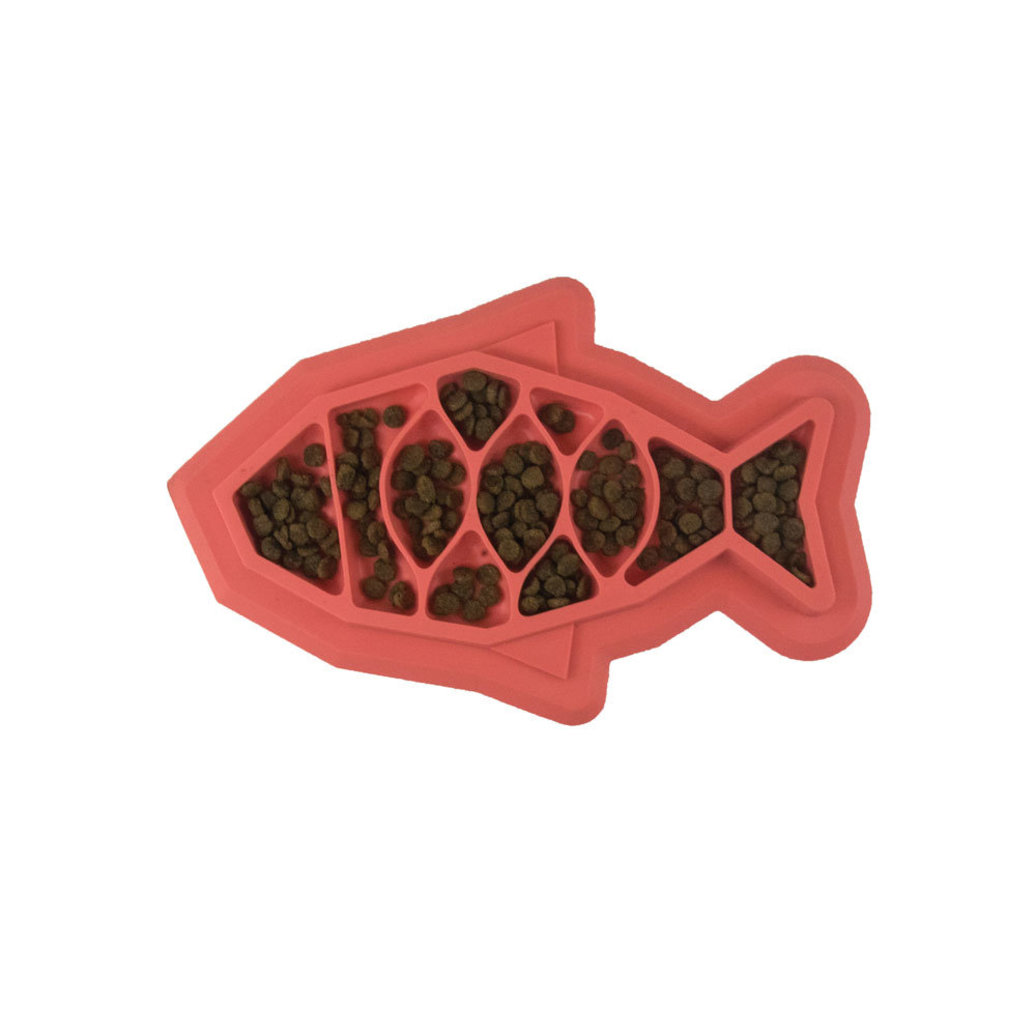 View larger image of PetStages, Fishie Fun Feed Mat - Pink