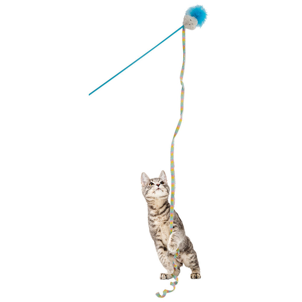 View larger image of PetStages, Rainbow Cloud Teaser Wand - Assorted