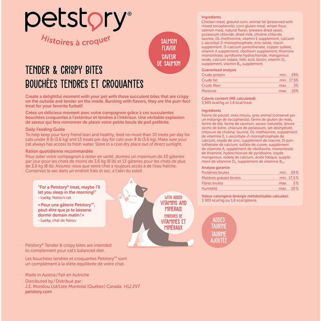 View larger image of Petstory, Tender and Crispy Bites - Salmon Flavour - 115 g
