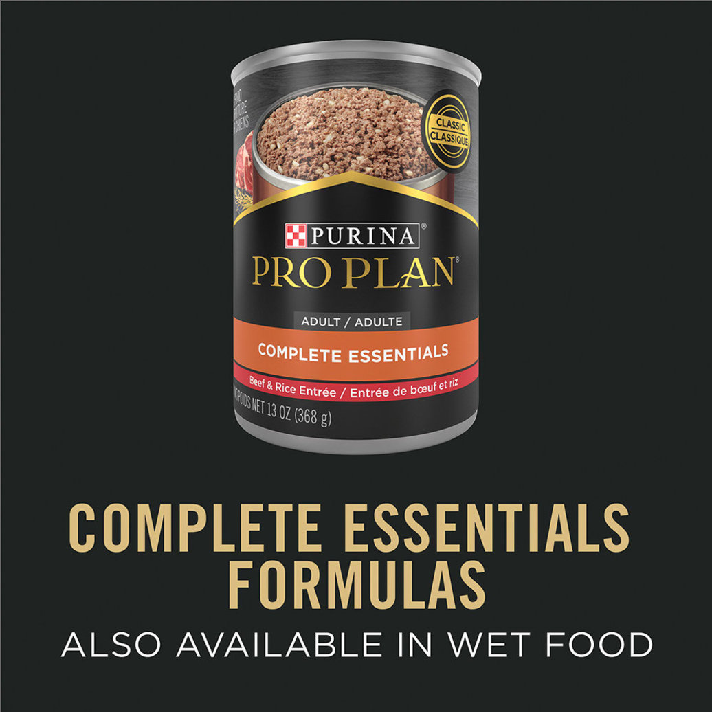 View larger image of Purina Pro Plan Complete Essentials Adult, Shredded Blend, Beef & Rice Dry Dog Food 15.9kg