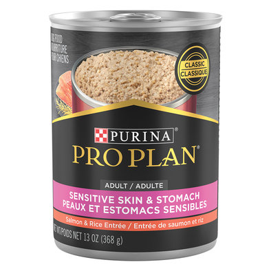 Pro Plan, Adult Sensitive Skin & Stomach - Salomn & Rice - 385 g - Wet Dog Food