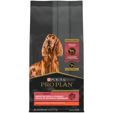 Purina Pro Plan Specialized Sensitive Skin & Stomach Adult, Salmon & Rice Dry Dog Food 2.72kg