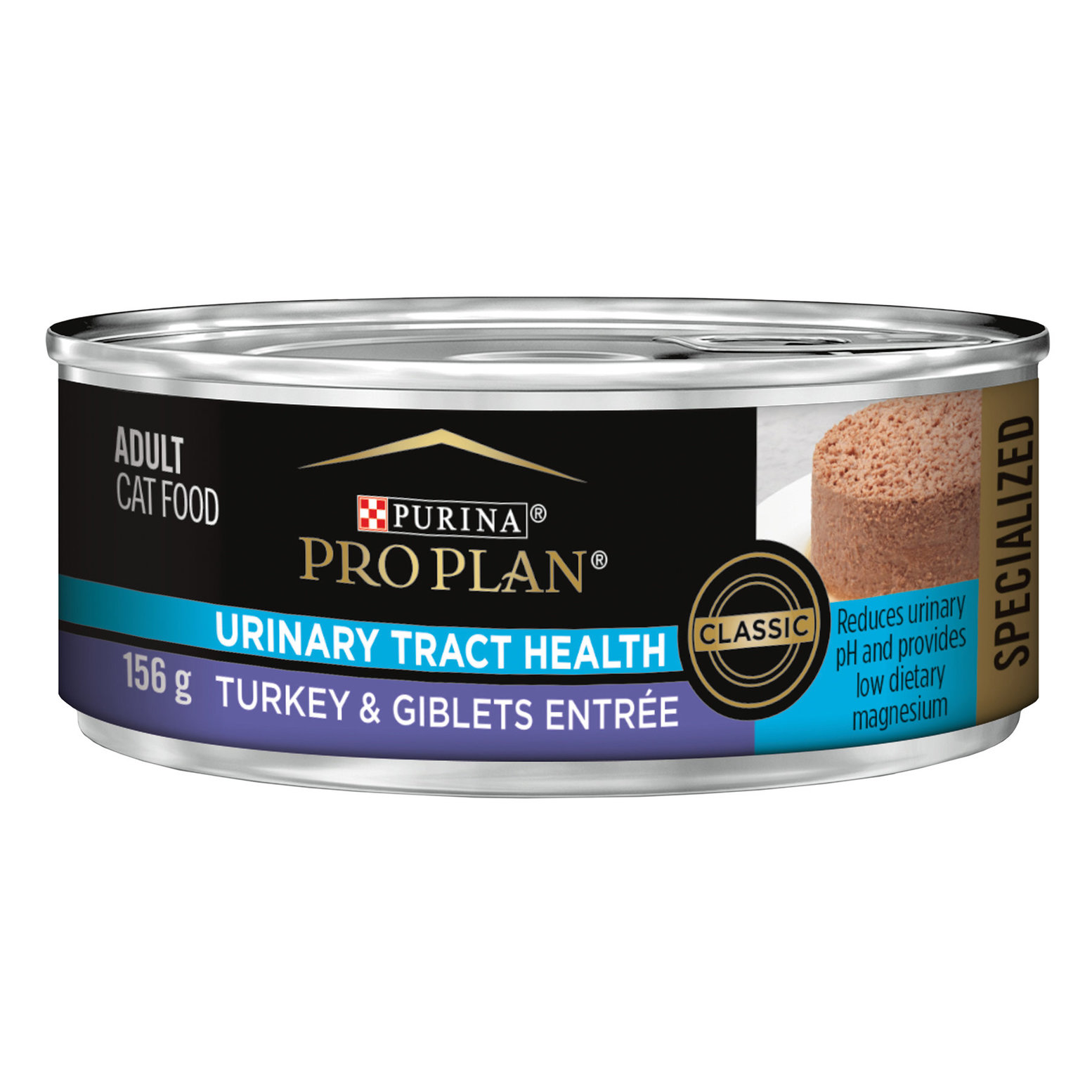 Pro Plan Can Feline Adult Urinary Tract Turkey Giblets 156g