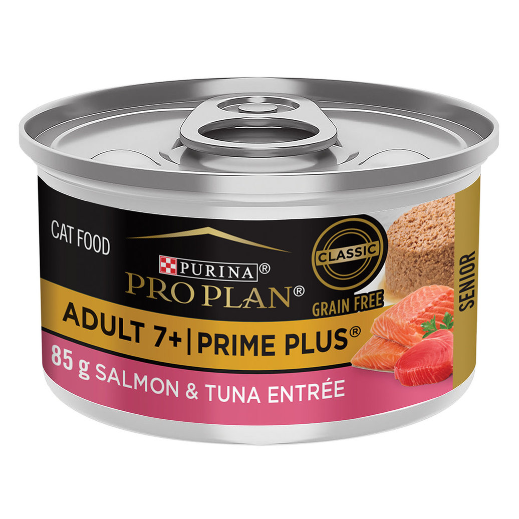 View larger image of Purina Pro Plan Prime Plus Adult 7+ Salmon & Tuna Entrée Classic Wet Cat Food 85g