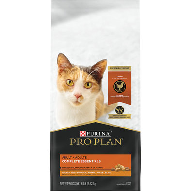 Purina Pro Plan Complete Essentials Adult, Chicken & Rice Dry Cat Food 3.18kg