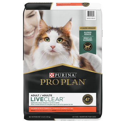 Pro Plan, Feline Adult - Live Clear - Salmon & Rice