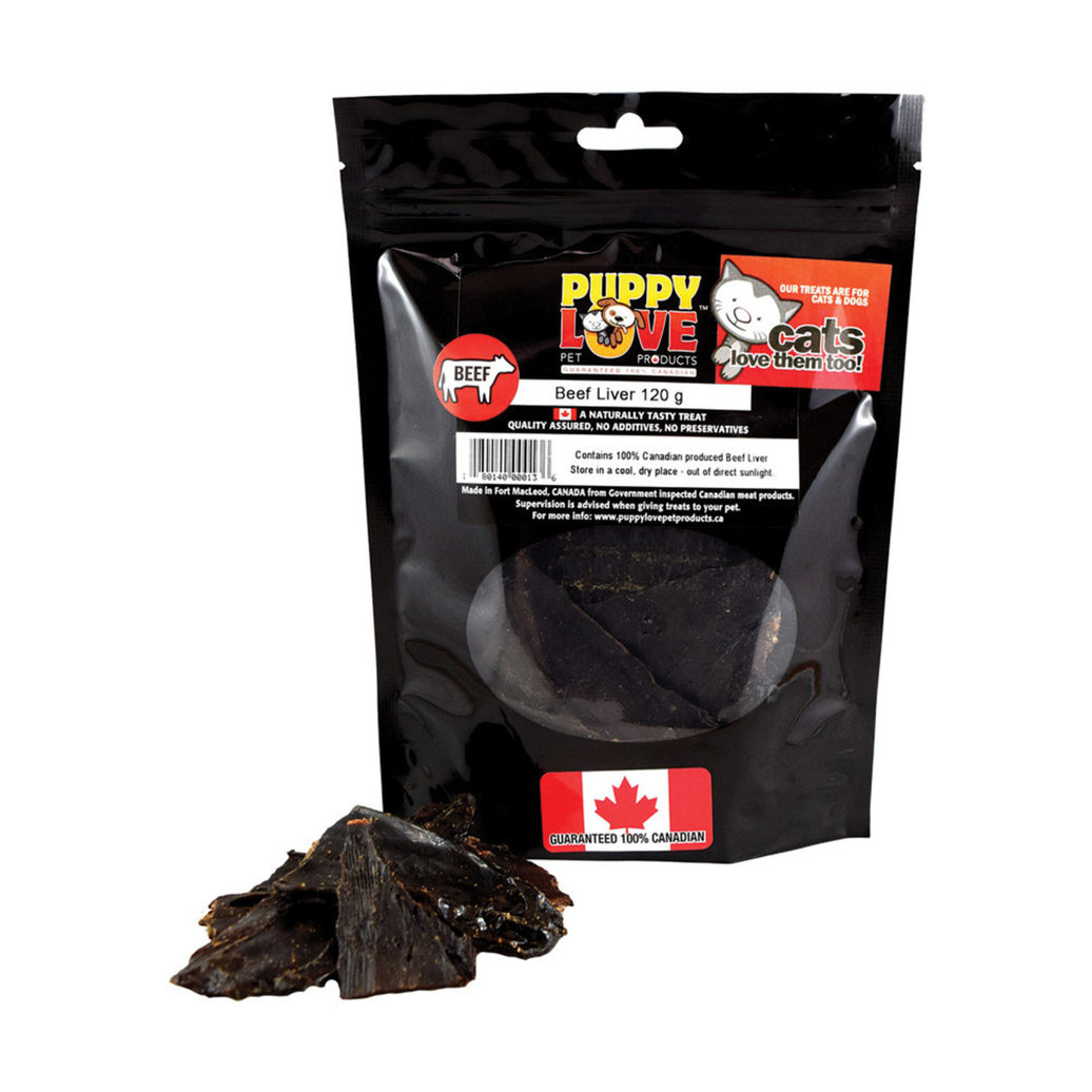 View larger image of Puppy Love, Beef Liver - 120 g