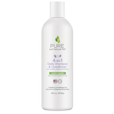Pure and Natural Pet, 4-IN-1 Daily Shampoo - 16 oz