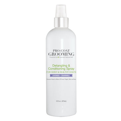 Pure and Natural Pet, Pro-Coat, Detangling & Conditioning Spray - Lavender & Chamomile - 16 oz