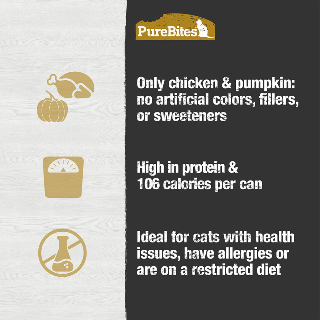 View larger image of PureBites, Can, Feline - Chicken & Pumpkin Pate - 71 g - Wet Cat Food