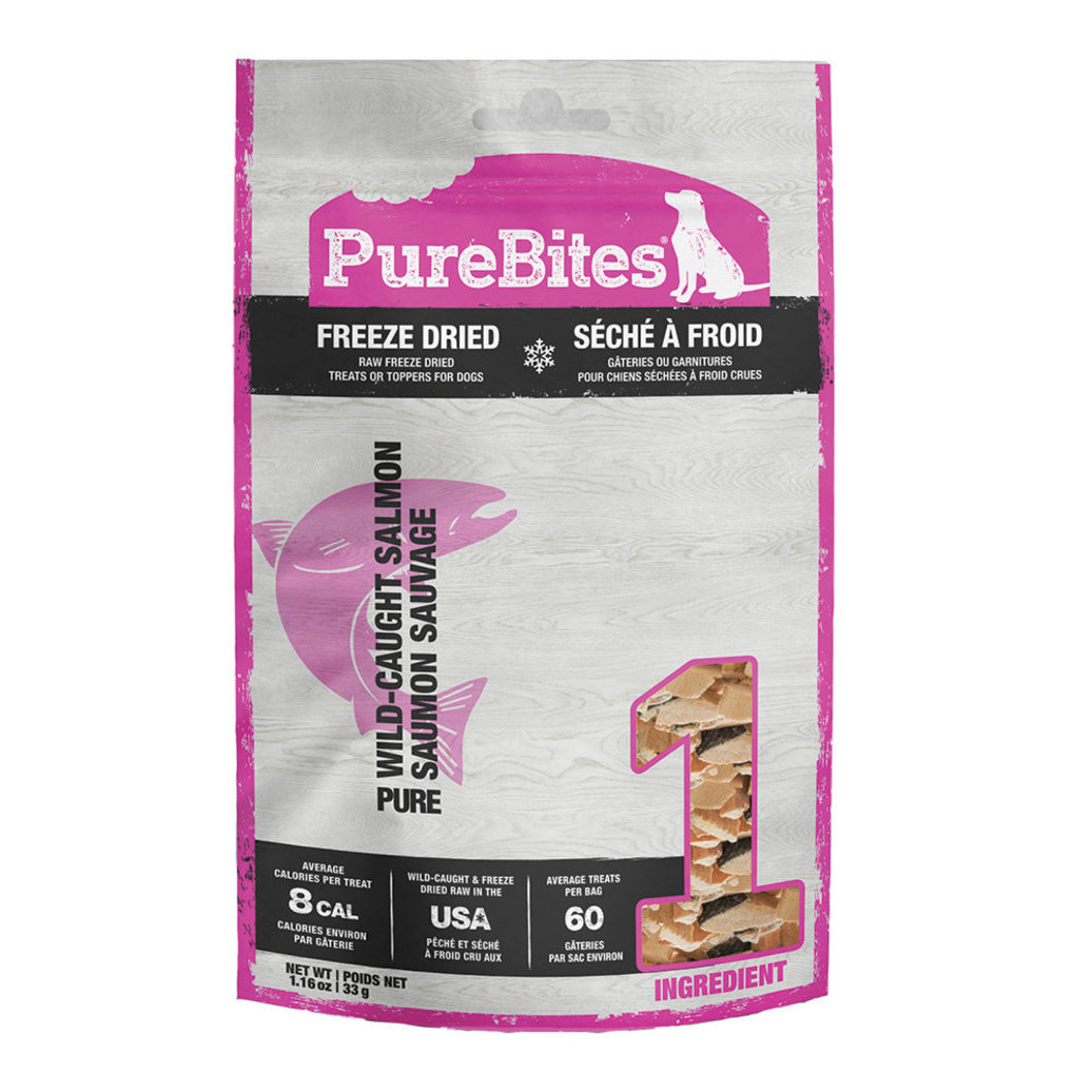 View larger image of PureBites, Entry Size - Salmon - 33g - Freeze Dried Dog Treat