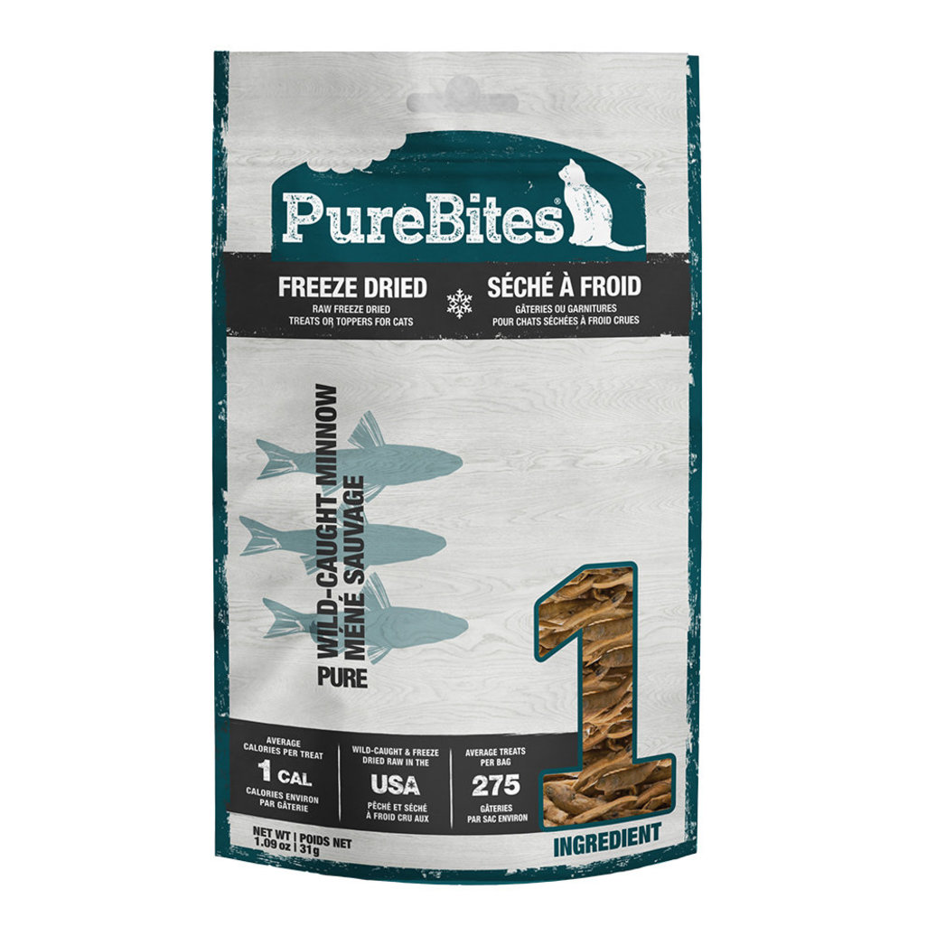 View larger image of PureBites, Feline - Value Size - Minnow - 31g - Freeze Dried Cat Treat