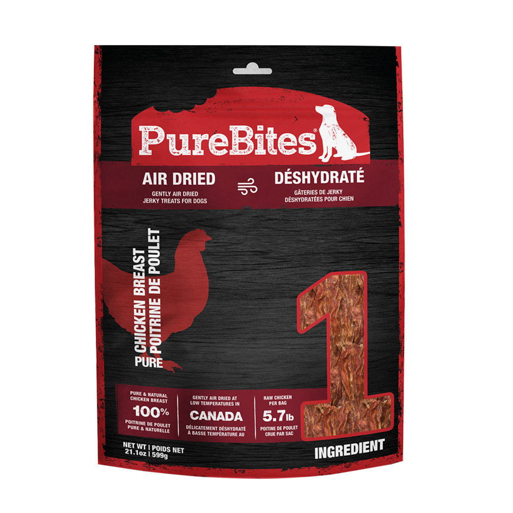 View larger image of PureBites, Mid Size Dog Treats - Chicken Jerky