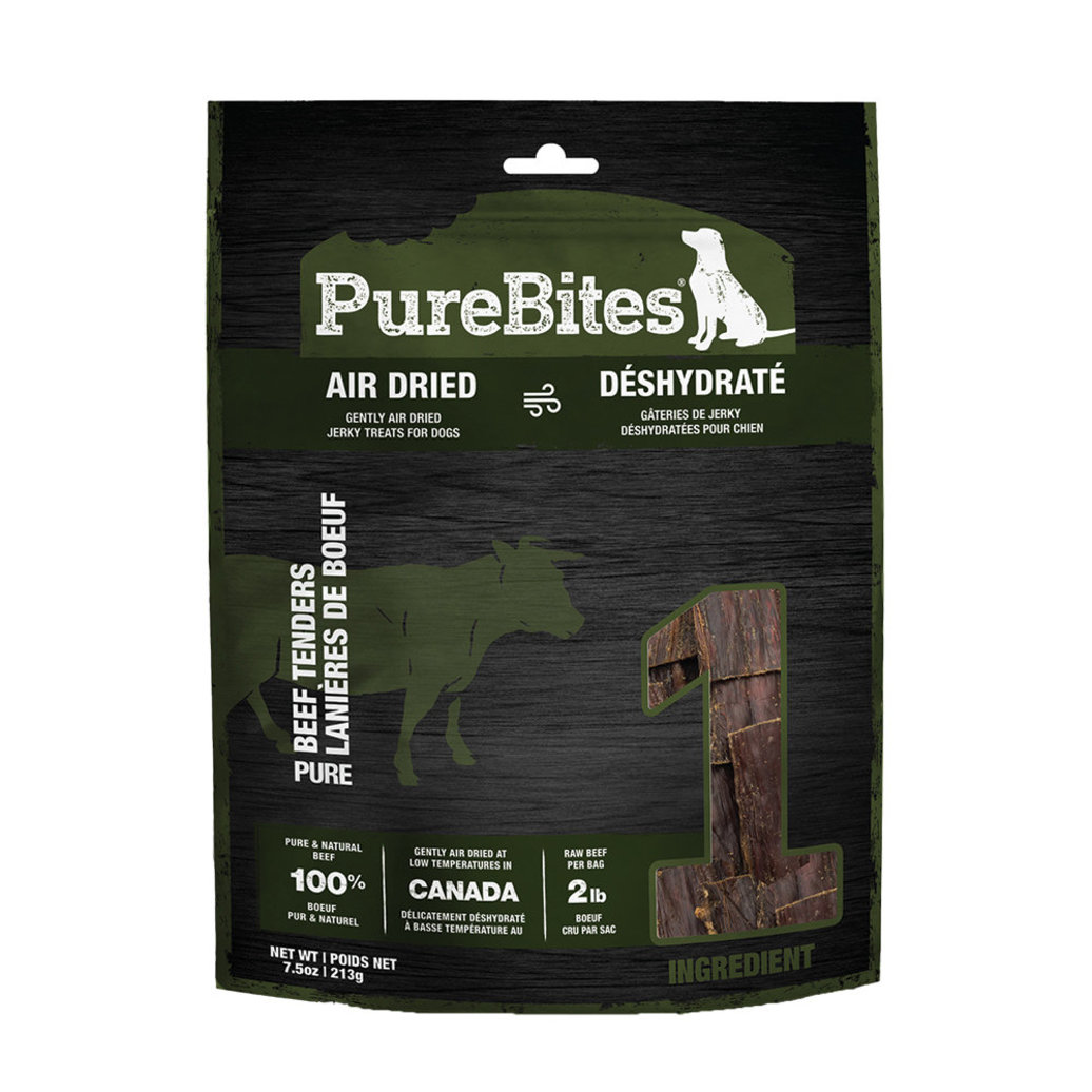 View larger image of PureBites, Mid Size Treats - Beef Jerky - 213 g - Freeze Dried Dog Treat