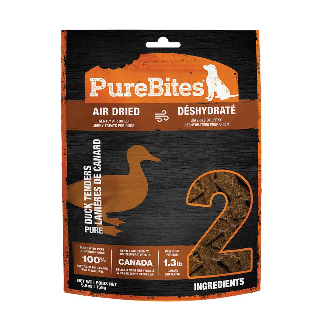 View larger image of PureBites, Mid Size Treats - Duck Jerky - 156 g