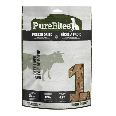 PureBites, Value Size Dog Treats, Beef Liver