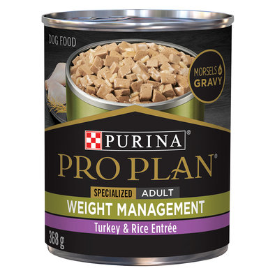 Pro Plan Dog, Can, Specialized Weight Management Turkey & Vegetable 368g