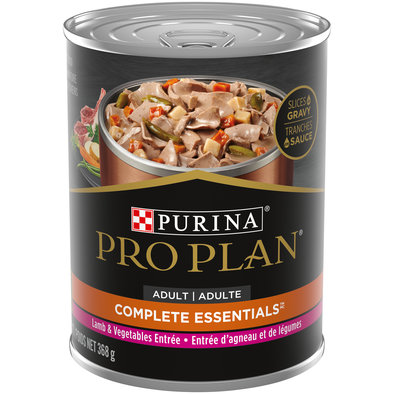 Pro Plan Dog, Can, Complete Essentials Lamb & Rice Slices 369g
