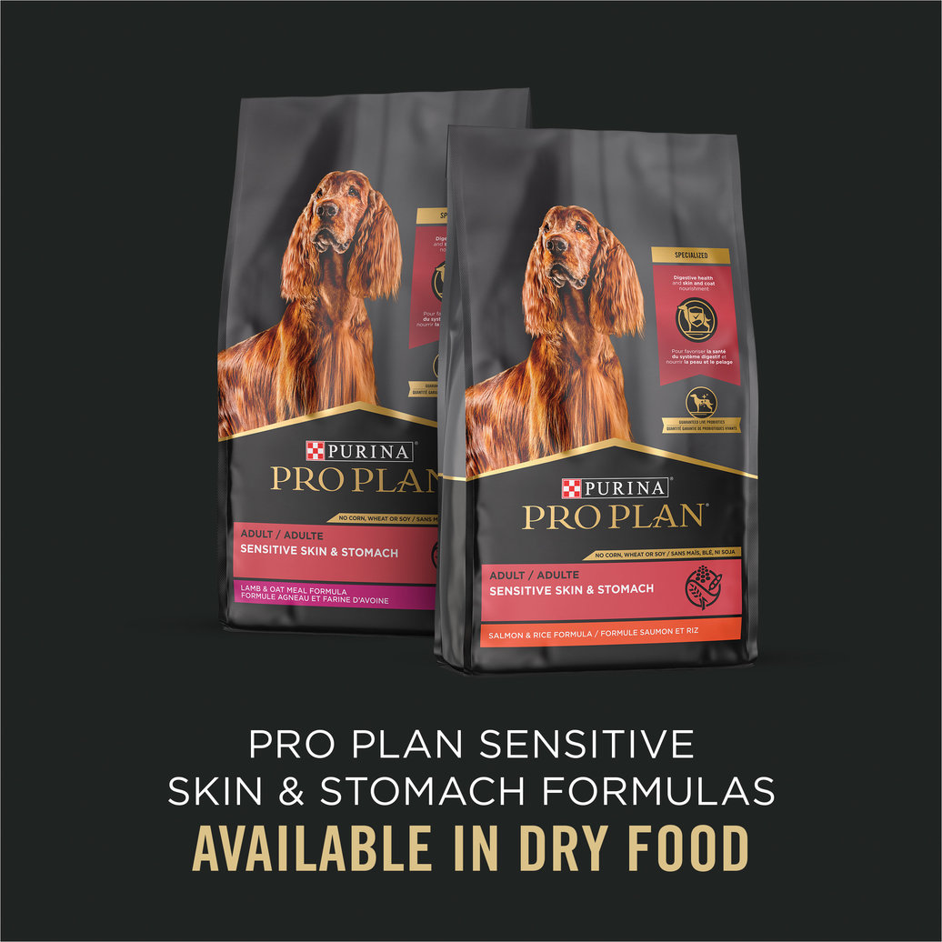 View larger image of Pro Plan Dog, Can, Specialized Sensitive Skin & Stomach Salmon & Rice 368g