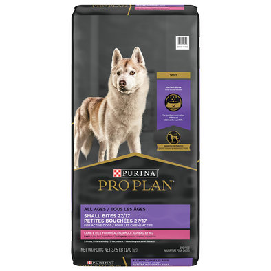 Purina Pro Plan Sport Small Bites 27/17, All Ages, Lamb & Rice Dry Dog Food