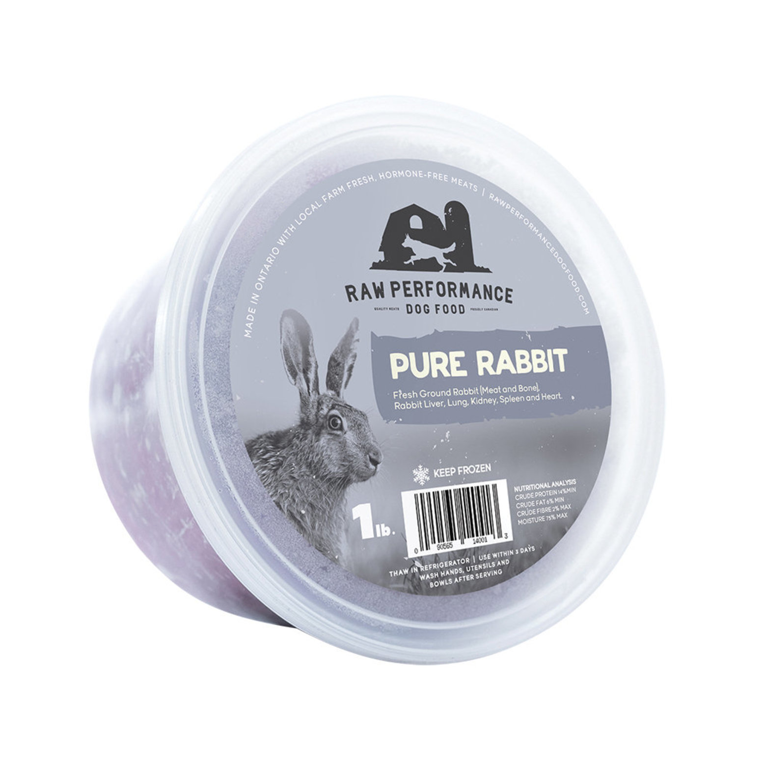 Raw Performance Pure Rabbit .45 kg Ren s Pets