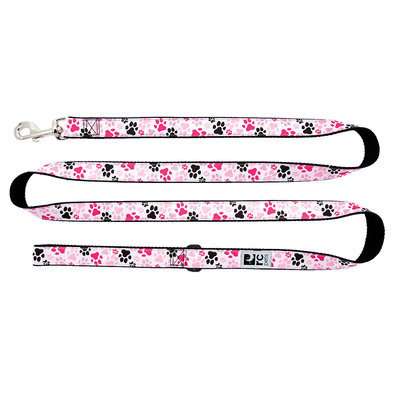 RC Pets, Leash - Pitter Patter Pink - 3/4" Width - 6' - Dog Leash