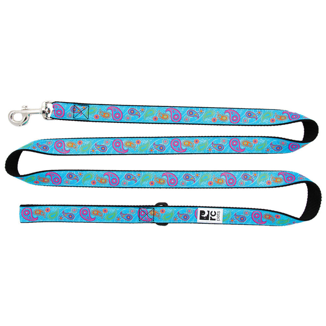 View larger image of Leash - Tropical Paisley - 3/4" Width - 6'