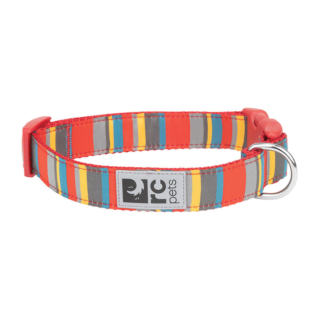 View larger image of RC Pets, Clip Collar - Multi Stripes - Dog Collar