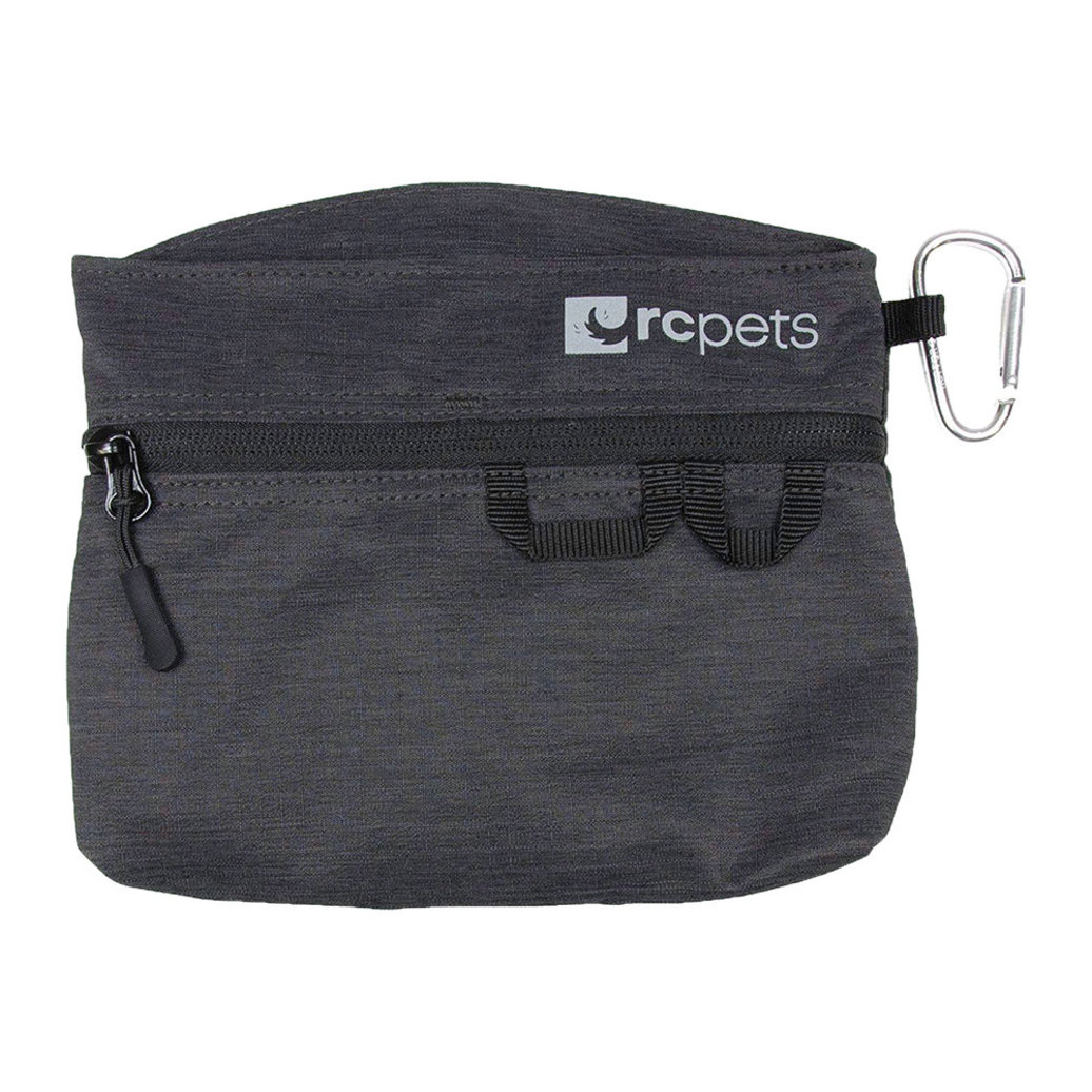 View larger image of RC Pets, Quick Grab Treat Bag - Heather Black - Dog Training Aids