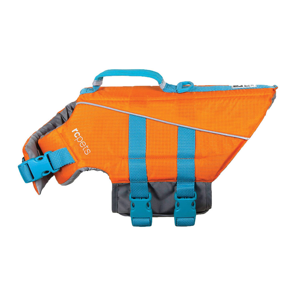 View larger image of RC Pets, Tidal Life Vest - Orange/Teal