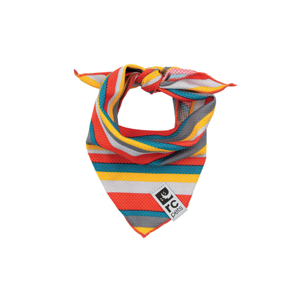 View larger image of RC Pets, Zephyr Cooling Bandana -Multi Stripes