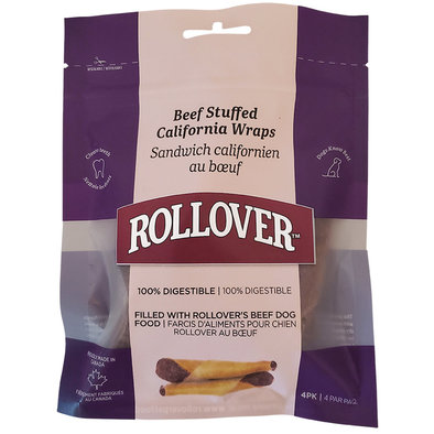 Rollover Beef Stuffed California Wraps - 4pk