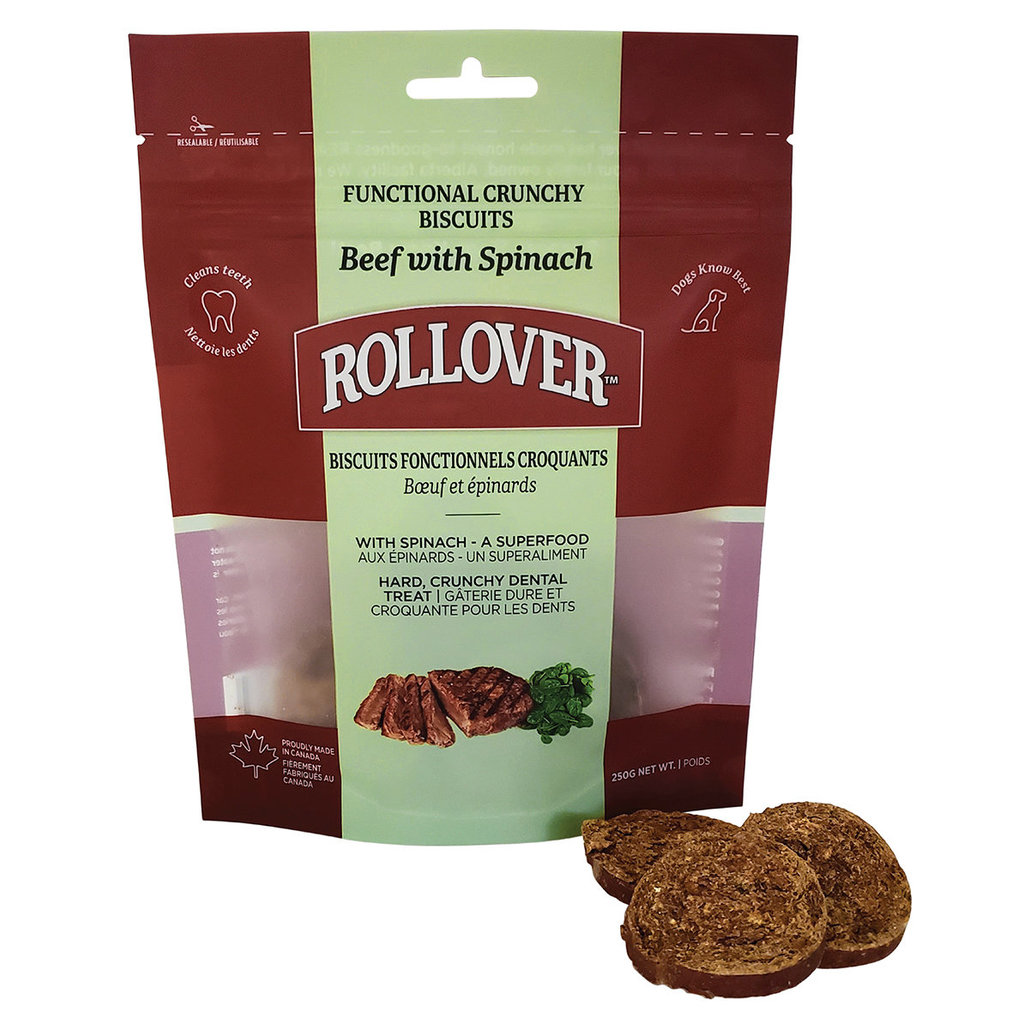 View larger image of Rollover, Functional Crunchy Biscuits - Beef with Spinach - 250 g