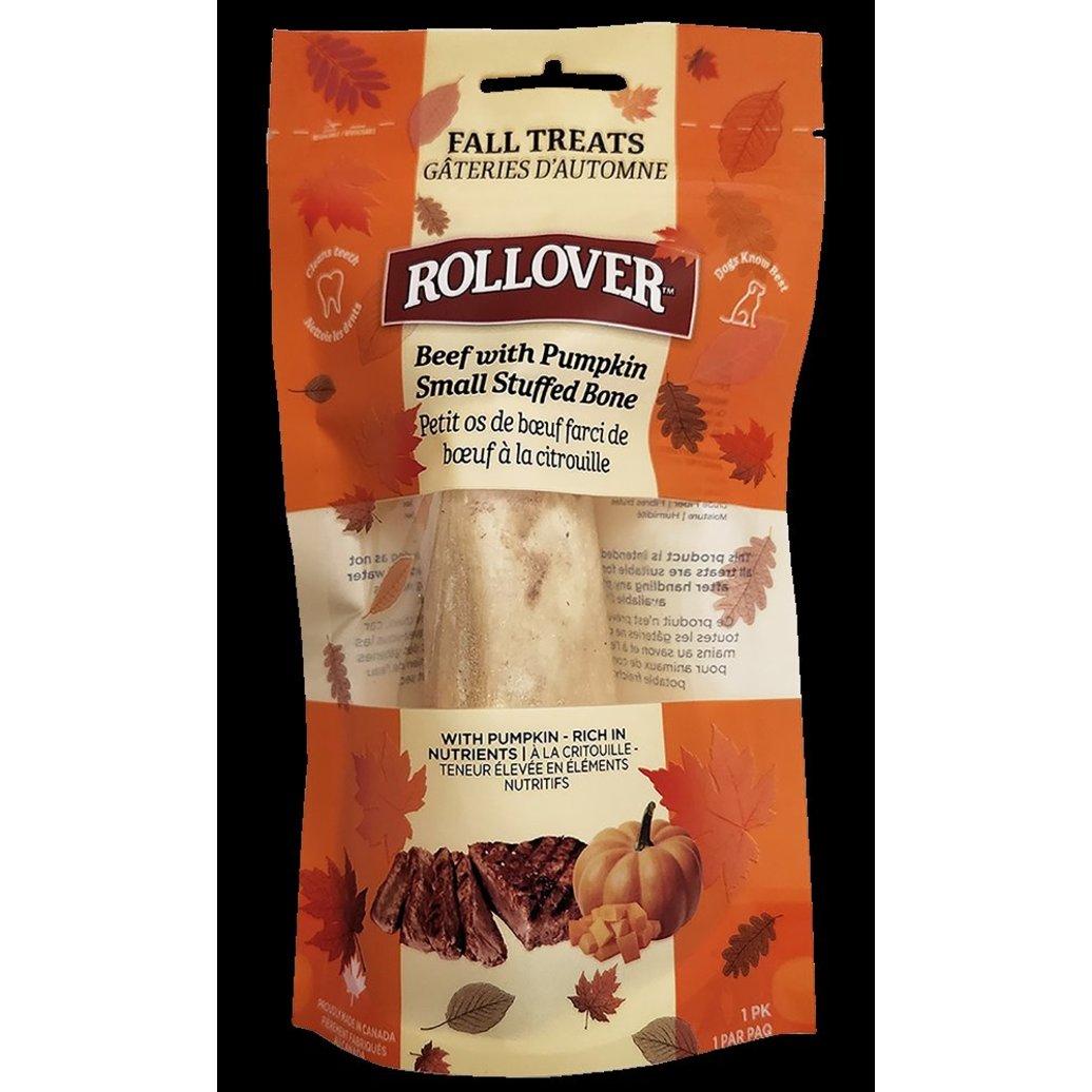 View larger image of Rollover, Stuffed Bone - Beef with Pumpkin - Small