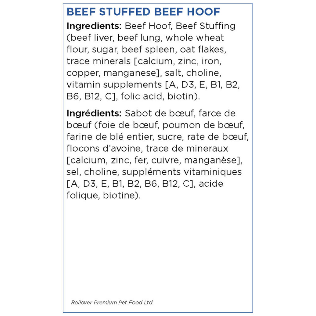 View larger image of Stuffed Hooves, Beef