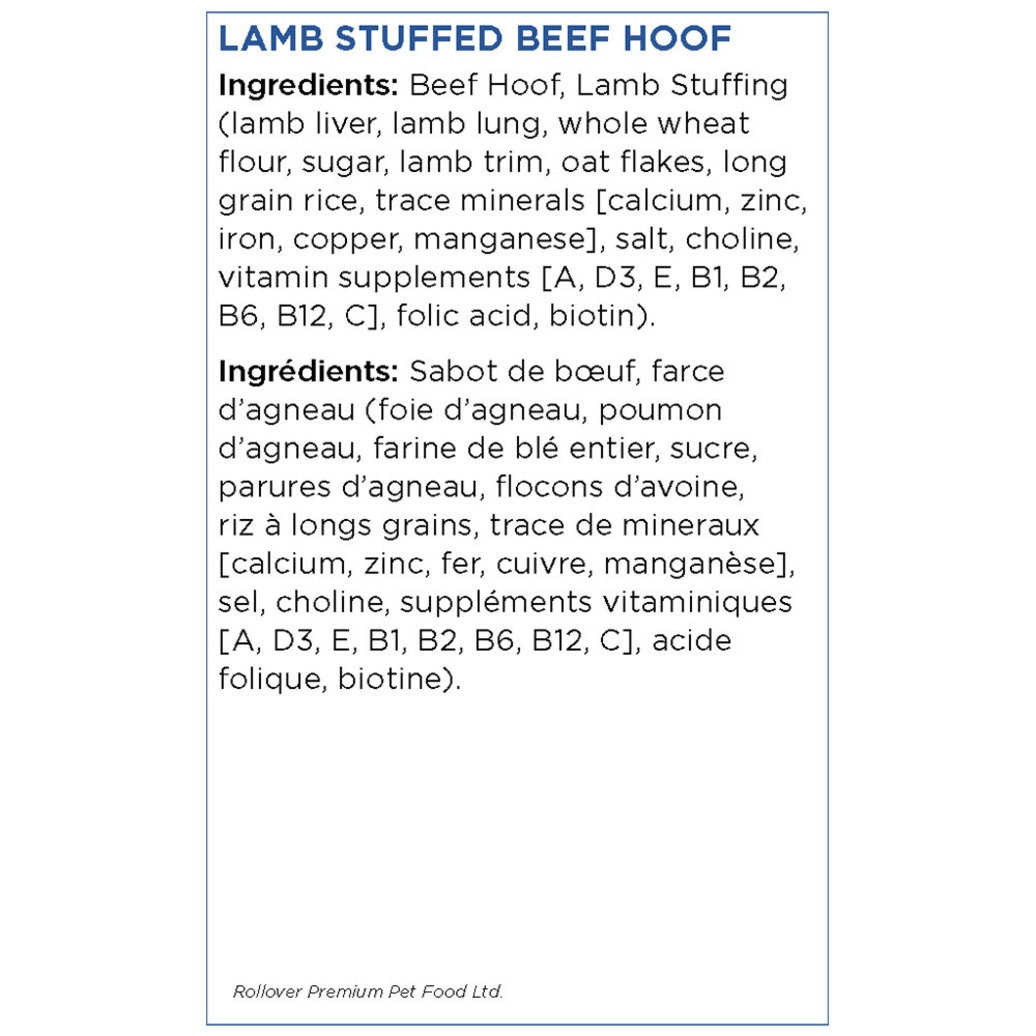 View larger image of Stuffed Hooves, Lamb & Rice