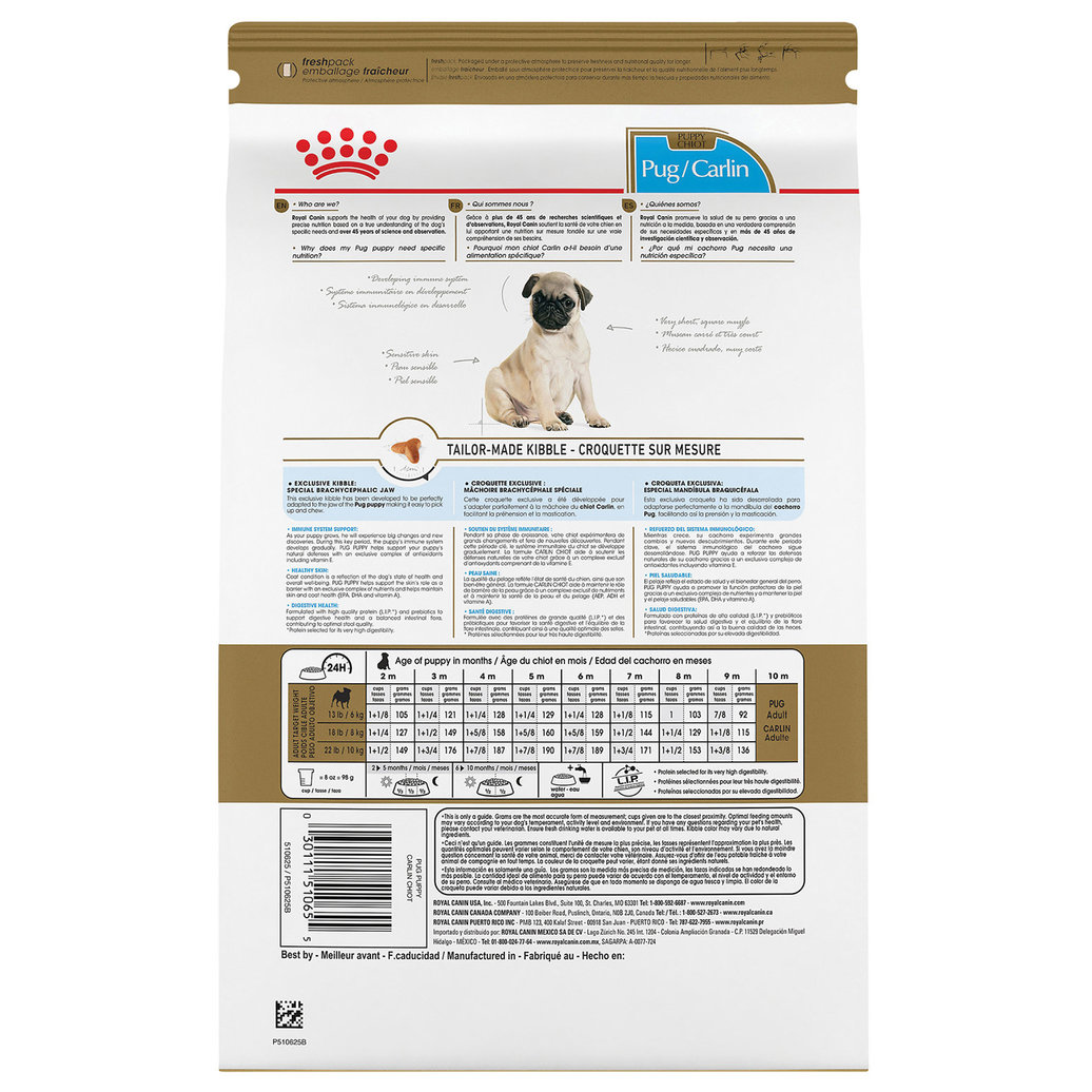 View larger image of Royal Canin, Breed Health Nutrition Pug Puppy 2.5LBS - Dry Dog Food