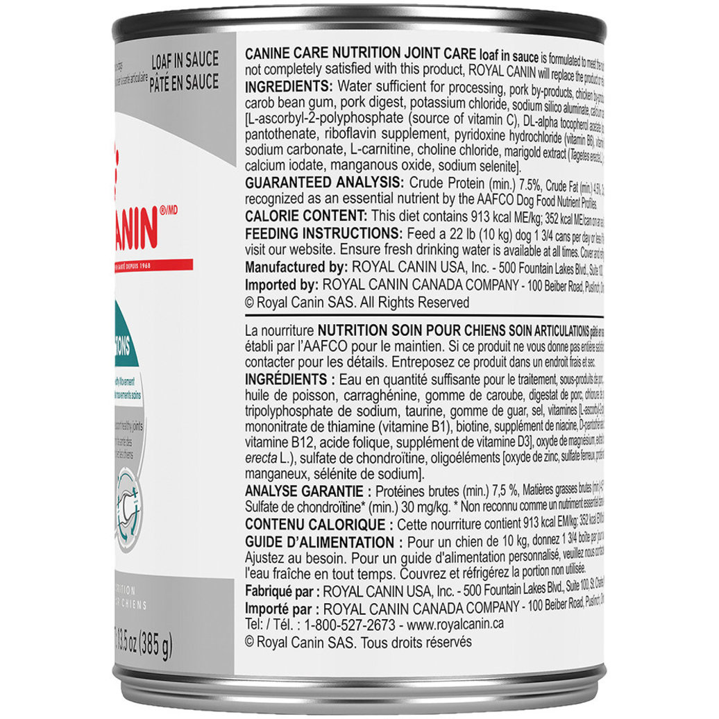 View larger image of Royal Canin, Canine Care Nutrition Joint Care Adult Canned Dog Food - Wet Dog Food
