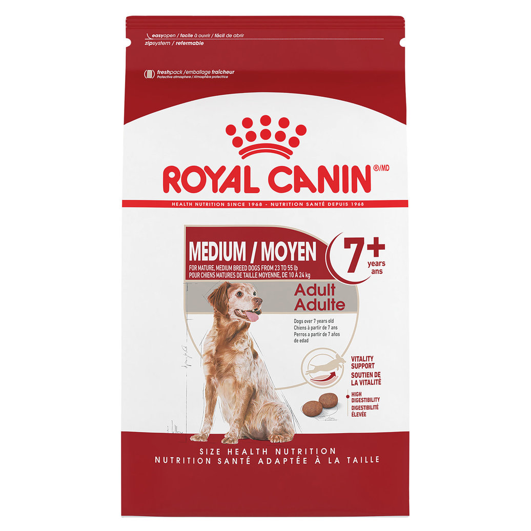 View larger image of Royal Canin, Size Health Nutrition Medium Adult 7+ - Dry Dog Food