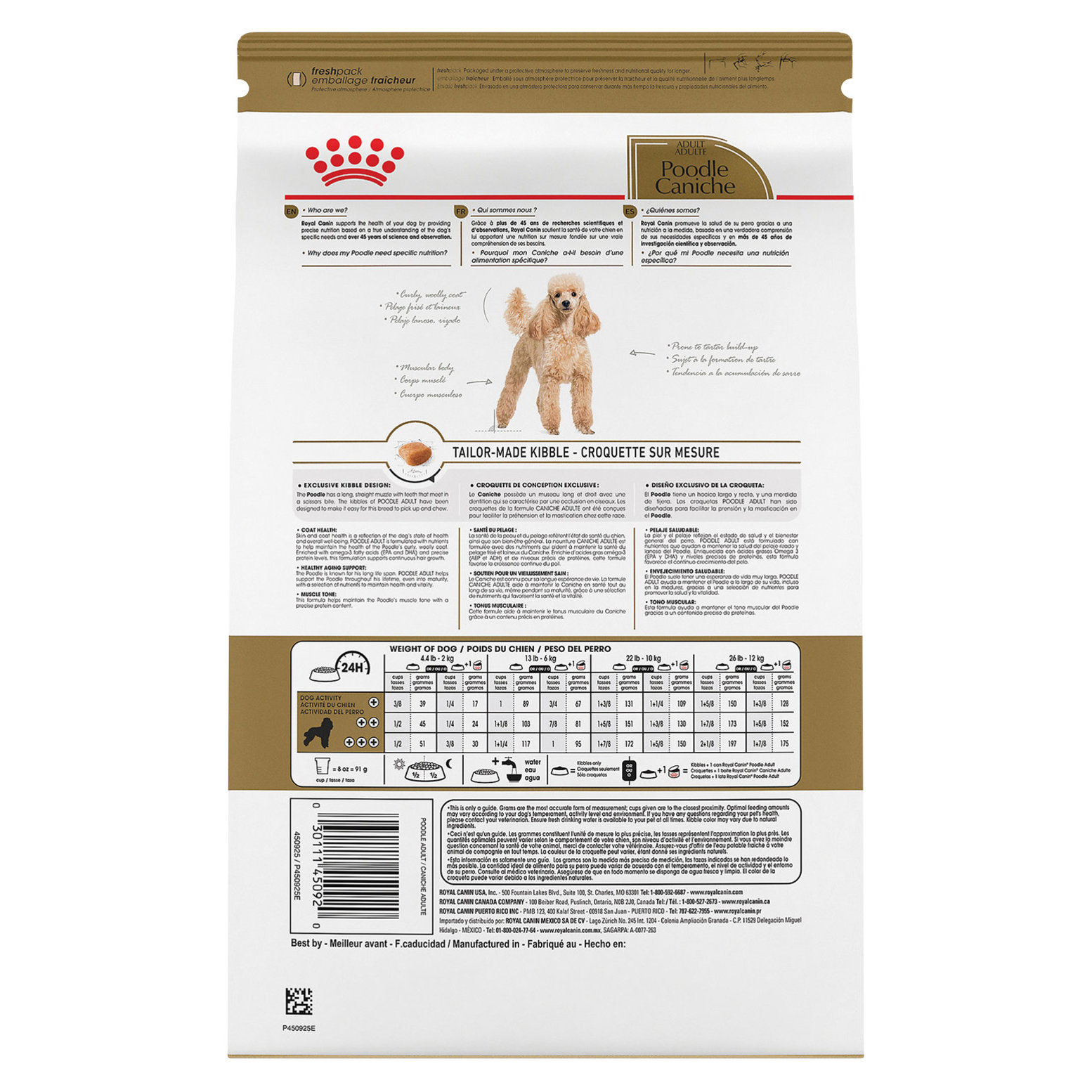 Royal Canin Dry Dog Food Poodle 10 lb Ren s Pets