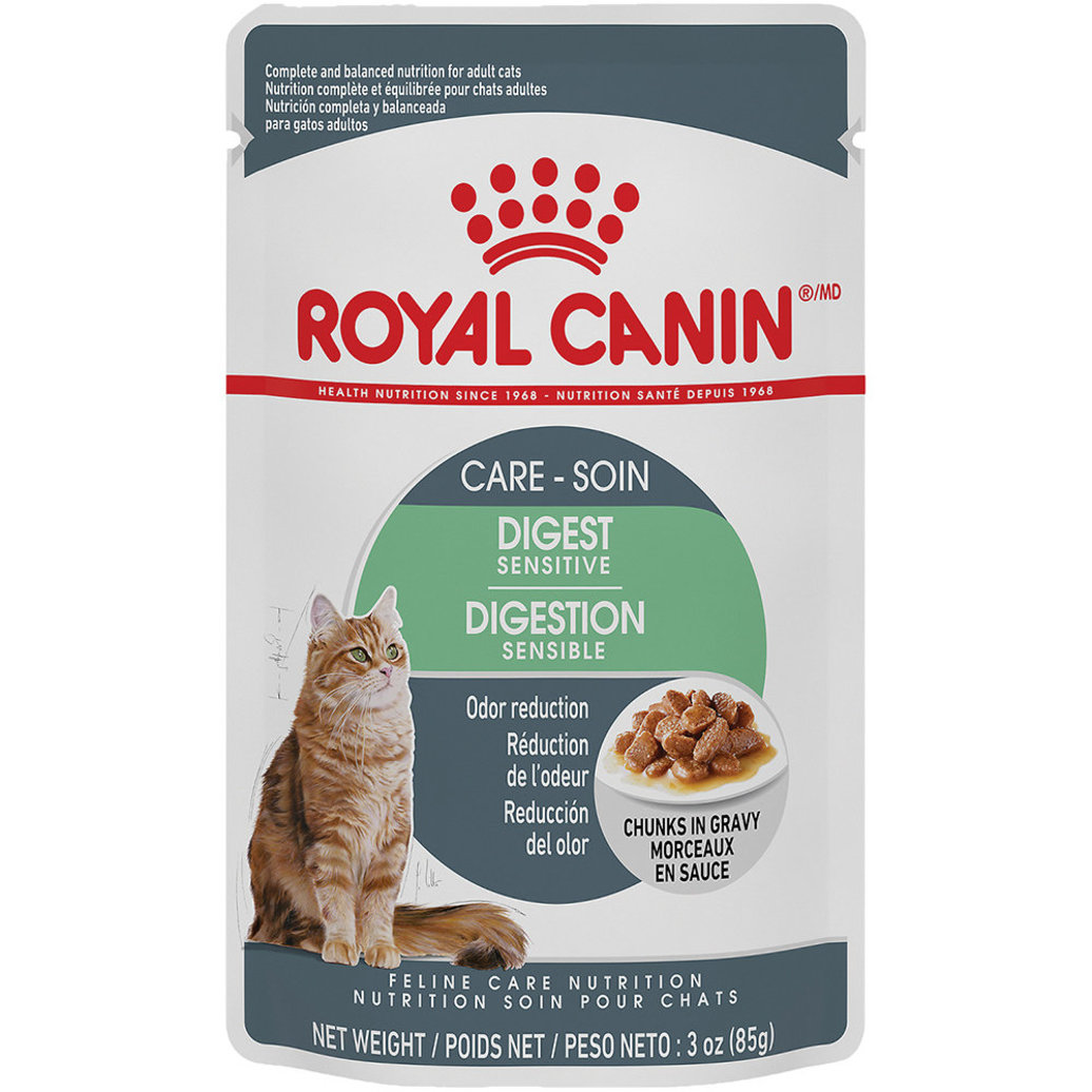 View larger image of Royal Canin, Feline Care Nutrition Digest Sensitive Adult Chunks in Gravy - Wet Cat Food